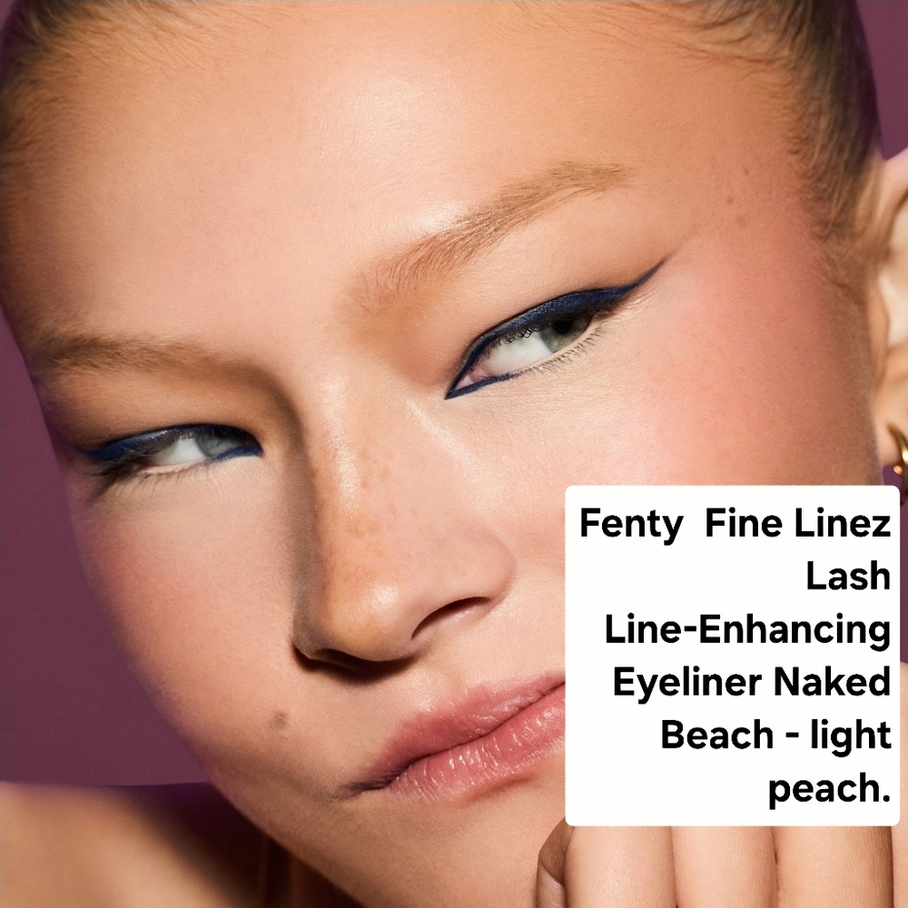 Fenty Fine Linez Lash Line-Enhancing Eyeliner Naked Beach - light peach. BNIB - Picture 2 of 5